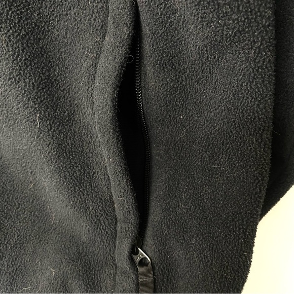 Cabela's Men’s Black Polartec Full Zip Outerwear Fleece Jacket Size Medium - Picture 5 of 8